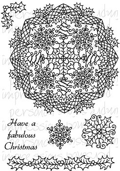 Christmas Kaleidoscope, A6, Crafty Impressions, 