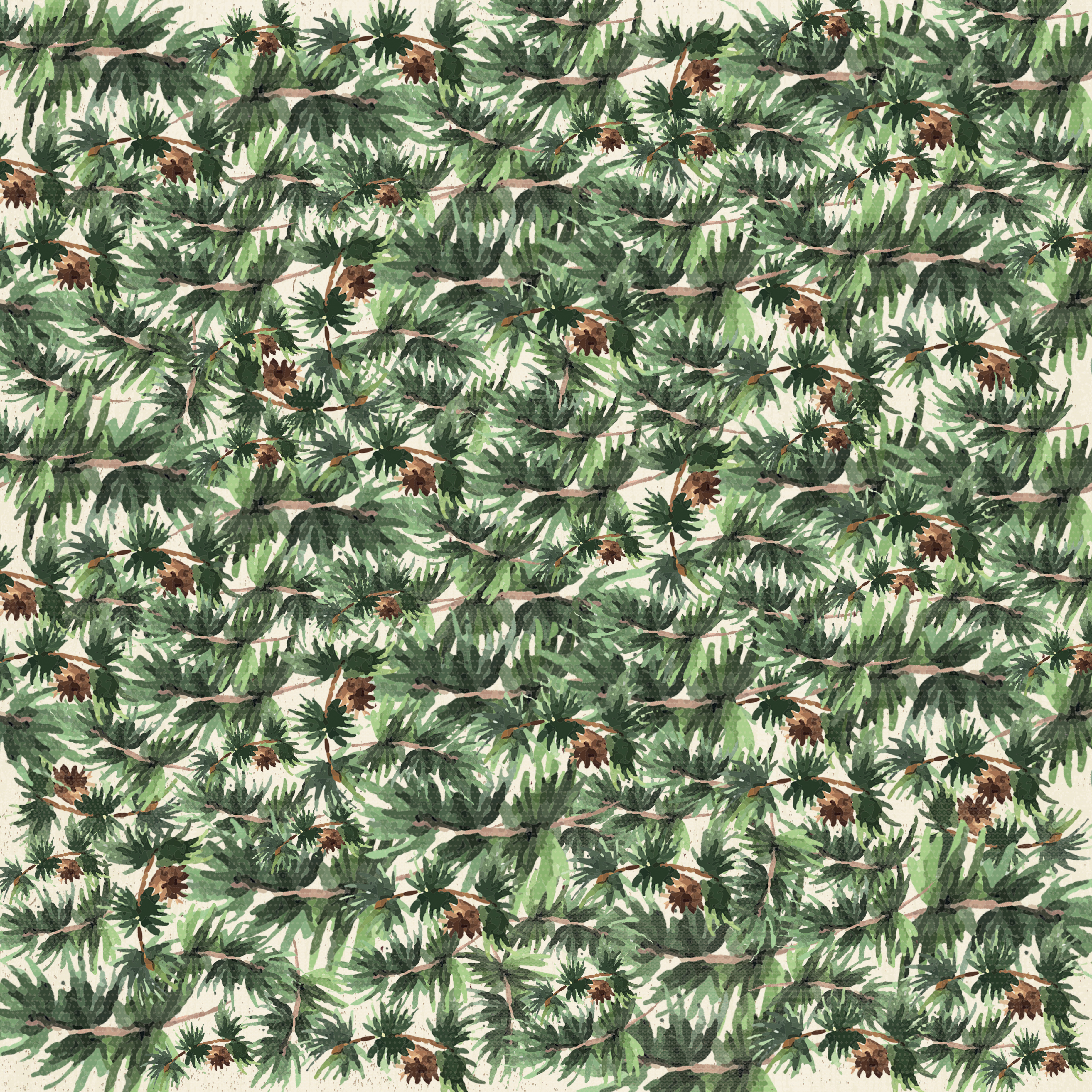 Pinecones - Home for Christmas, 12x12", dubbelsidigt, Kaisercraft Papers - 2