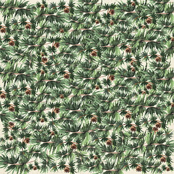 Pinecones - Home for Christmas, 12x12", dubbelsidigt, Kaisercraft Papers