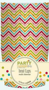 Multi Chevron, Treat Cups, 12st., Jillibean Soup 