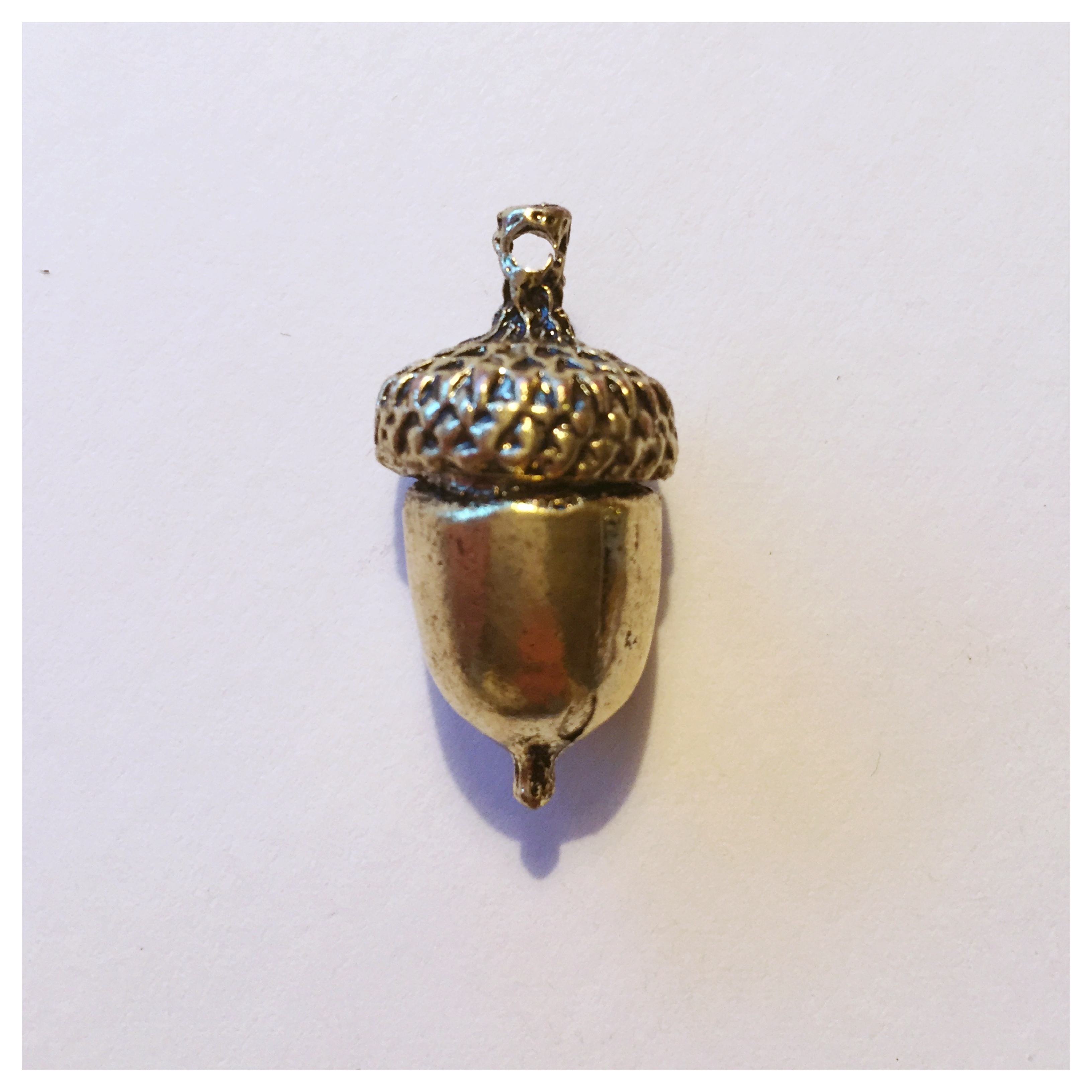 Ekollon, Antikbrons, 3cm x 1,5cm, 