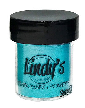 Guten Tag Teal, Embossing Powder, Lindy's Stamp Gang