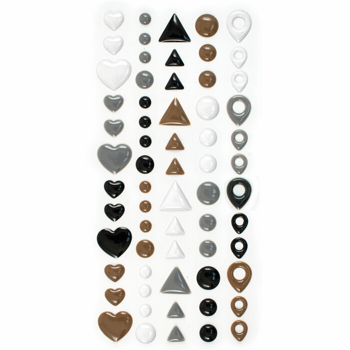 Enamel Dots 64st - Neutral, We R Memory Keepers