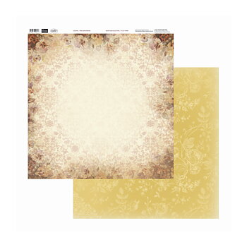 Pansy Background - Hearts Ease Collection, 12"x12", dubbelsidigt, Couture Creations