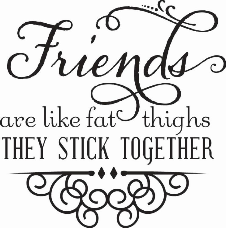 Friends, 5st, Clearstamps, Hampton Art,