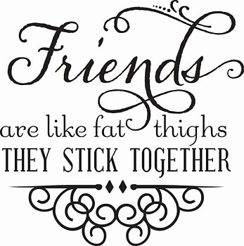 Friends, 5st, Clearstamps, Hampton Art,