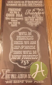 Friends, 5st, Clearstamps, Hampton Art,