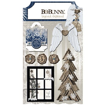 Sleigh Ride - Chipboard, BoBunny, 