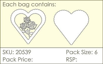 Small Rose Frames - chipboard, Aspire Craft