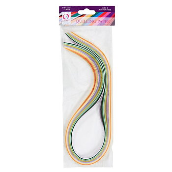 Mixad pastell, 6mm, 108st, Quilling remsor, Docrafts