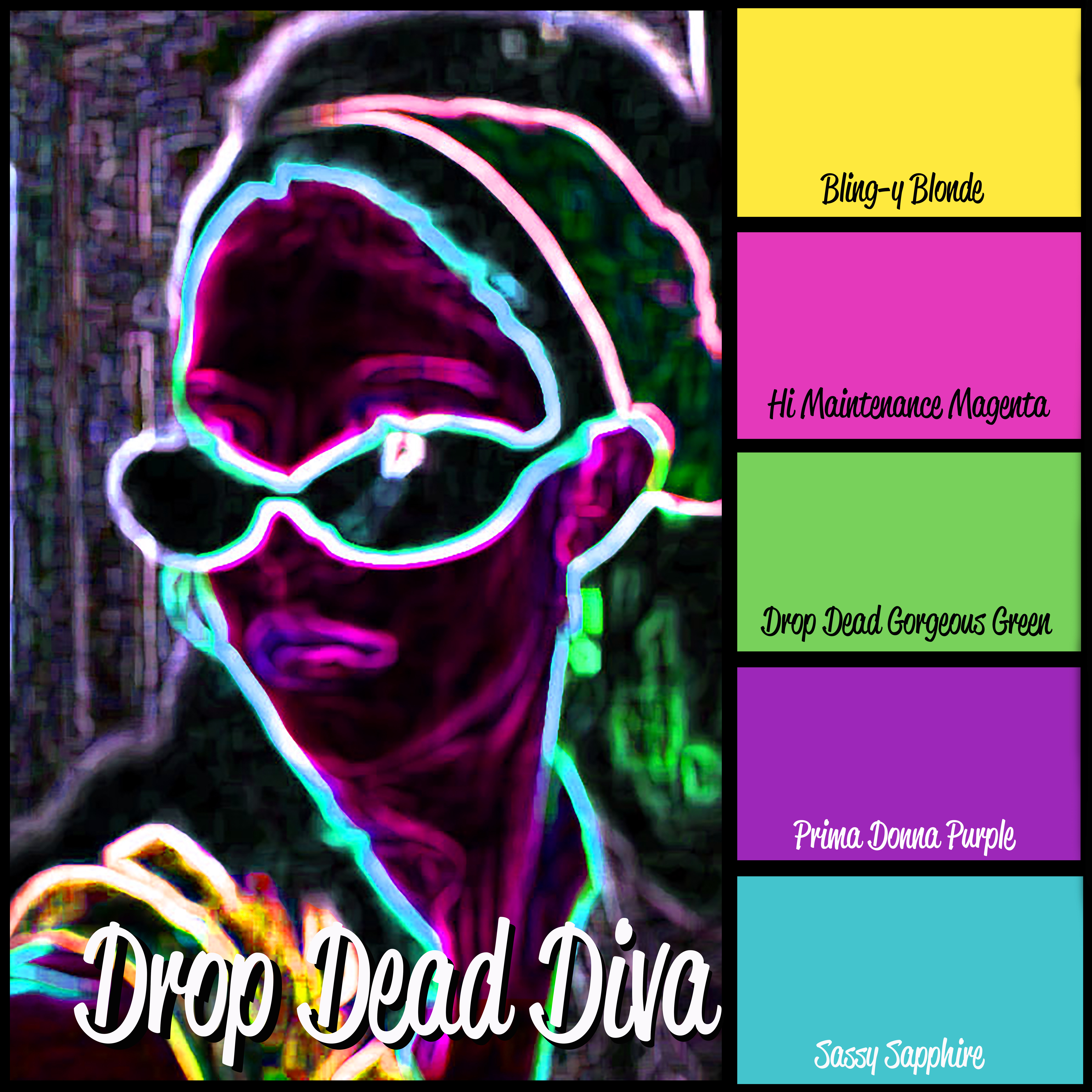 Drop Dead Diva, Starburst Spray Set, Lindy's stamp gang - 2