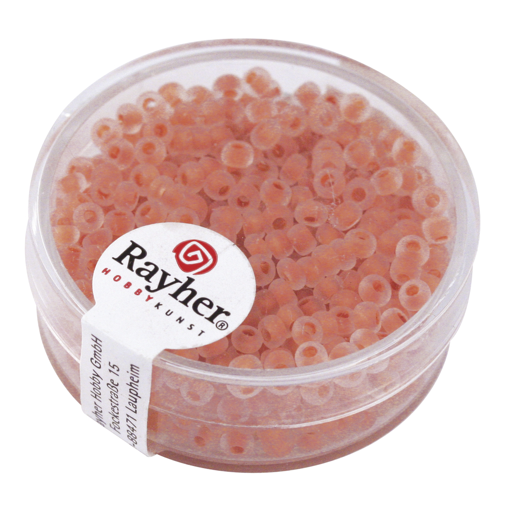 Coral - matta, Rocailles Arctic, 2,6 mm ø,17 g, Rayher
