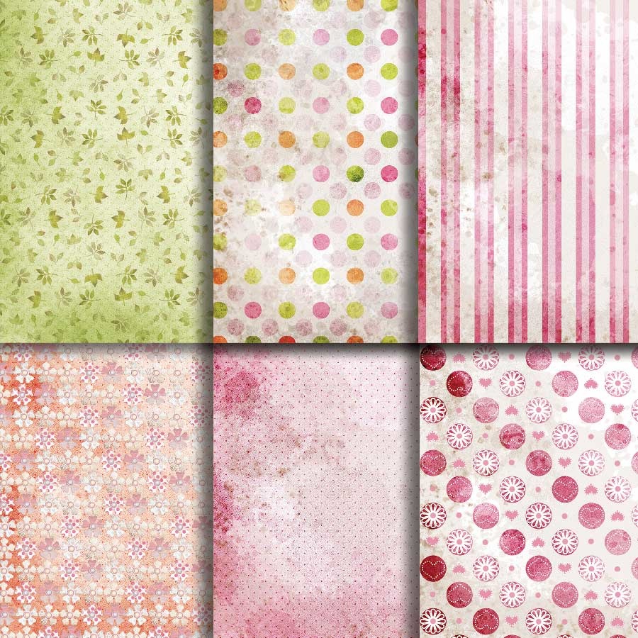 Sugar Scrumptious, 6x6" block,  Polkadoodles  - 2