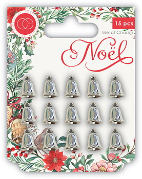 Klockor - Noël, 15 charms,  Craft Consortium 