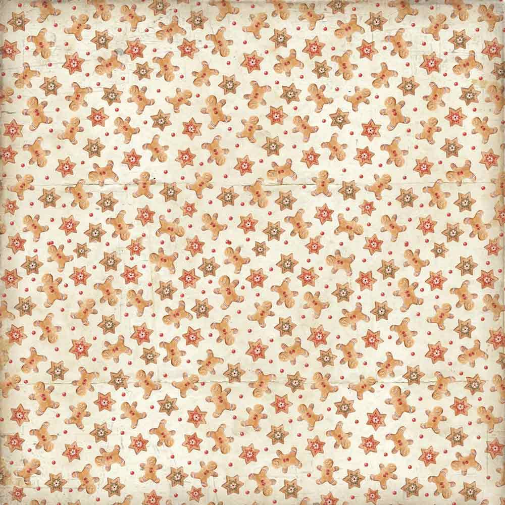 Christmas Vintage, 12"x12", dubbelsidigt, Stamperia - 3