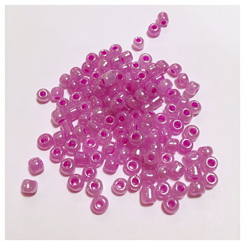 Lila - Ljus, rocaillepärlor, 4mm, ca 300st/22g