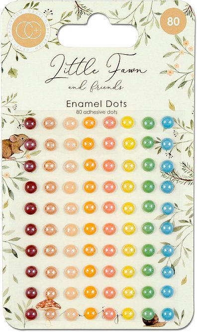 Little Fawn & Friends, Enamel Dots, Craft Consortium 