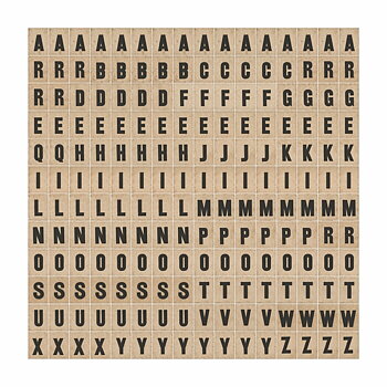 Alpha Chips, Elementary, Tim Holtz idea-ology