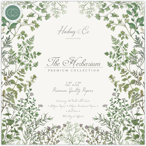 The Herbarium, 12"x12", 40 ark, Craft Consortium 