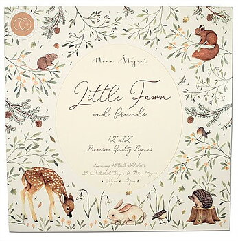 Little Fawn & Friends, 12"x12", 40 ark, Craft Consortium 