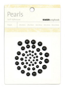 Black, Pearls, Kaisercraft