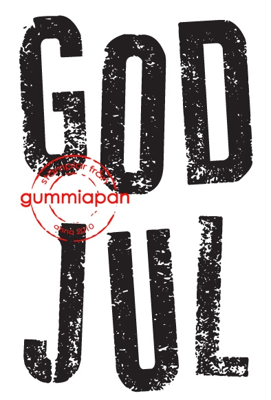 God Jul, Gummiapan, 