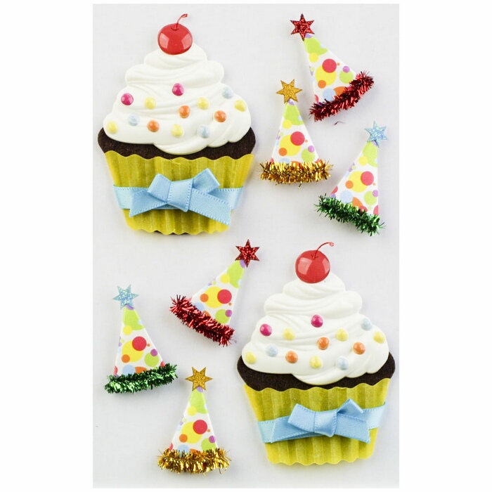 Birthday Cupcakes - Medium, 8st. , Little B