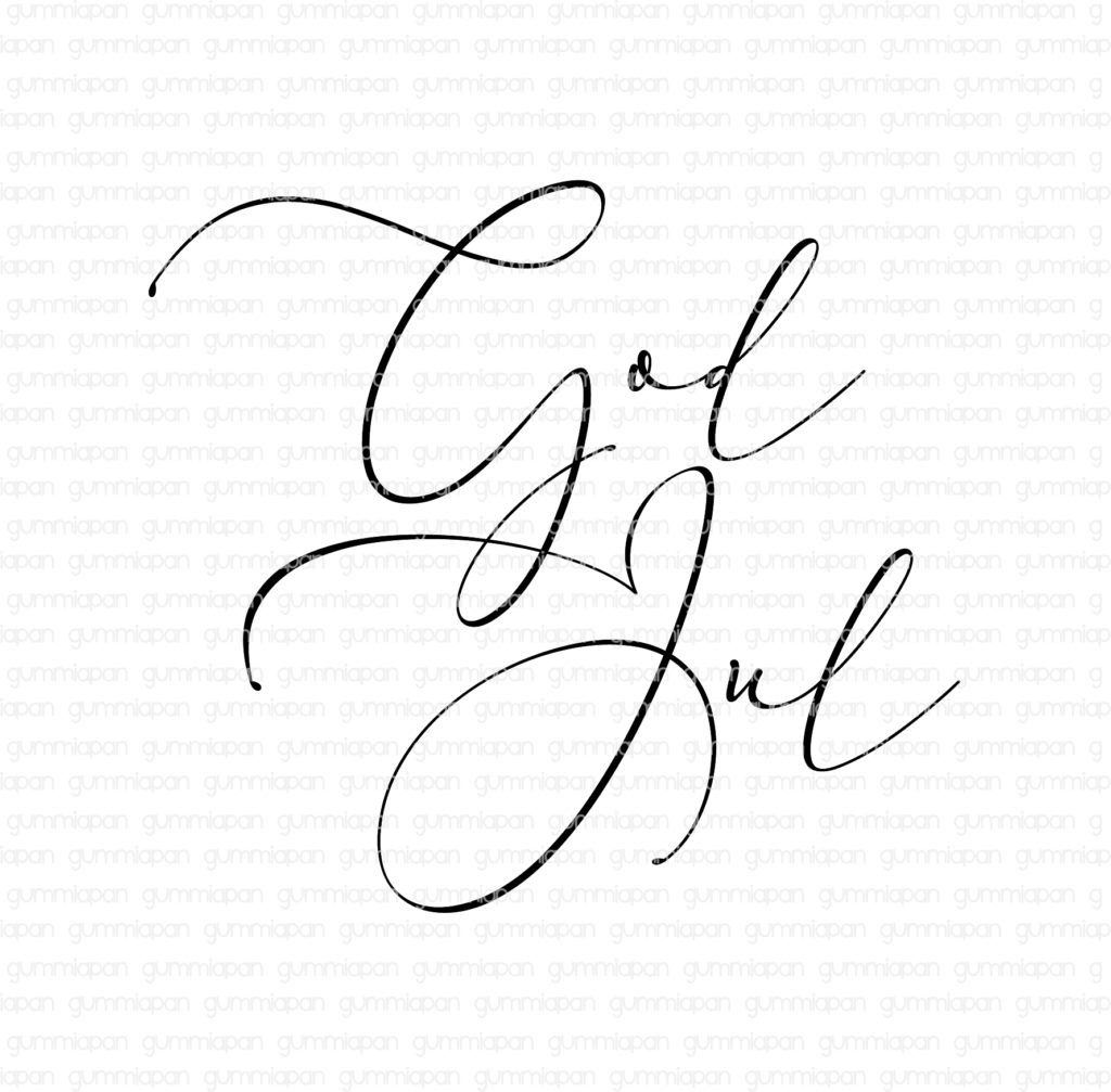 Snirklig God Jul, Gummiapan, 