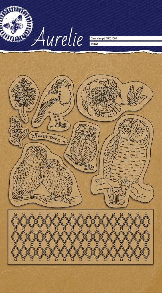 Winter - This is the season 2, 9st clearstamps, Aurelie,