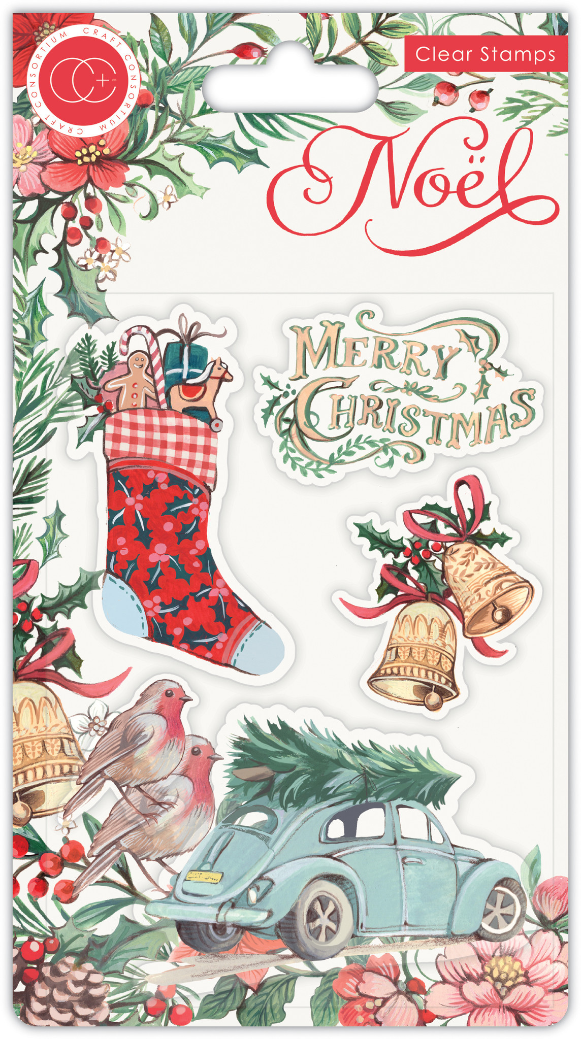 Festivity - Noël, Clear Stamps, Craft Consortium 
