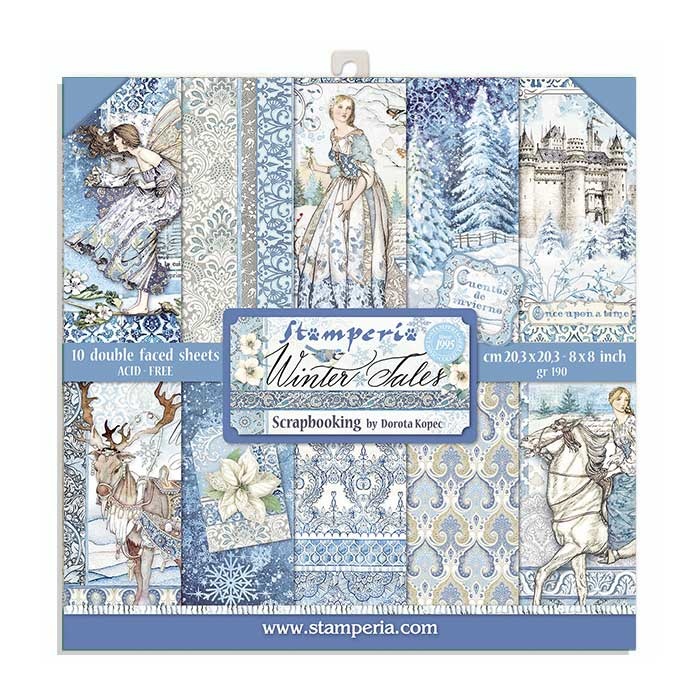 Winter Tales, 12x12" paper pack, Stamperia 