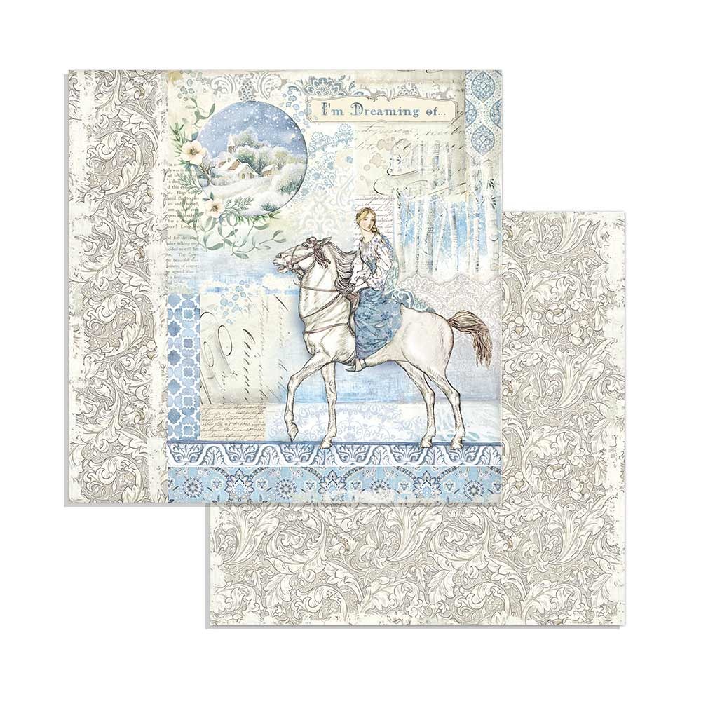 Winter Tales, 12x12" paper pack, Stamperia  - 7