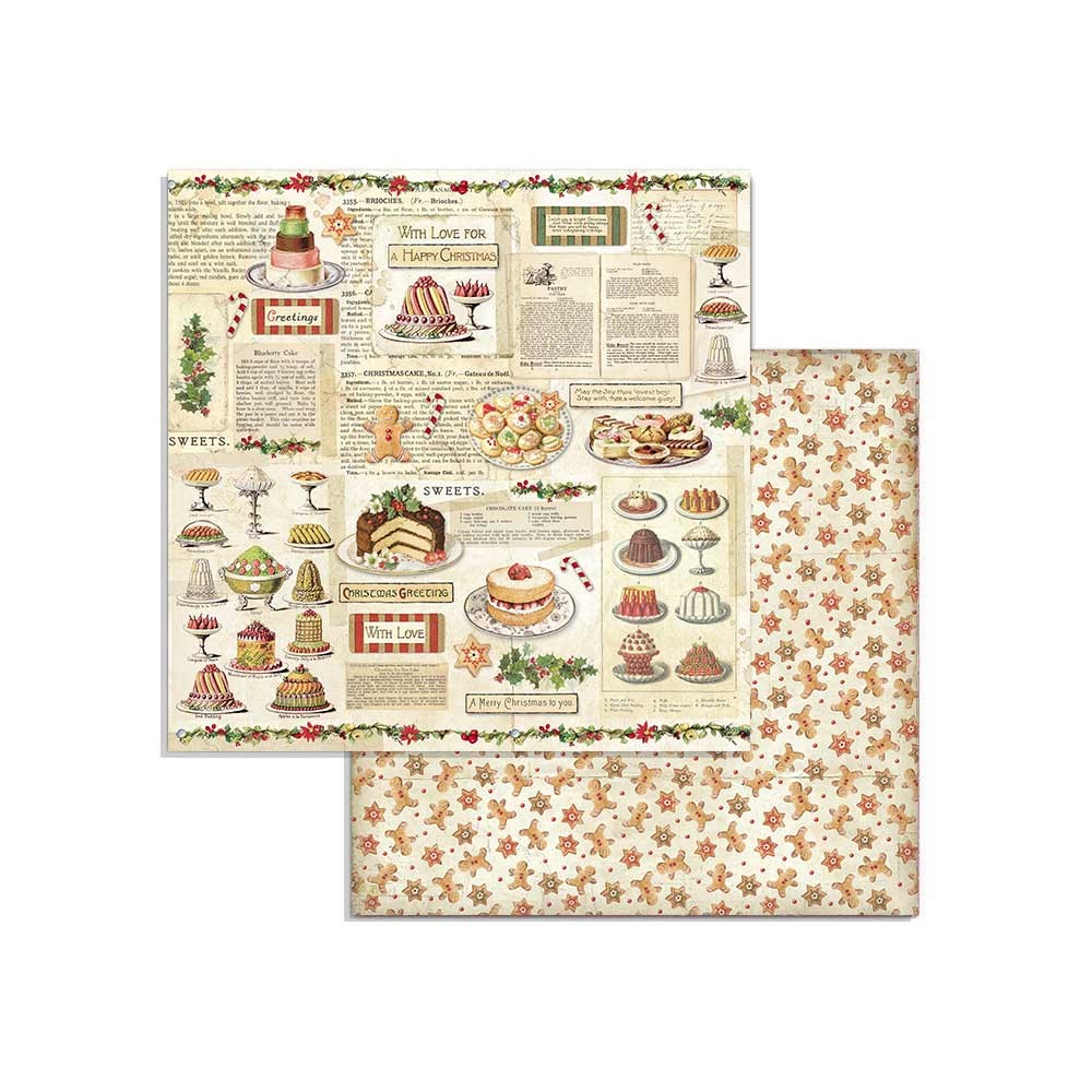 Classic Christmas, 12x12" paper pack, Stamperia  - 5