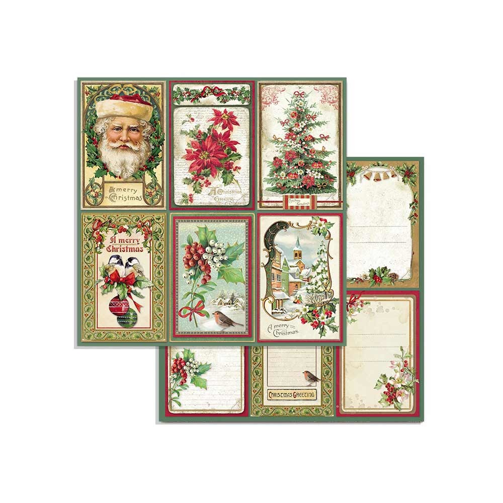 Classic Christmas, 12x12" paper pack, Stamperia  - 3