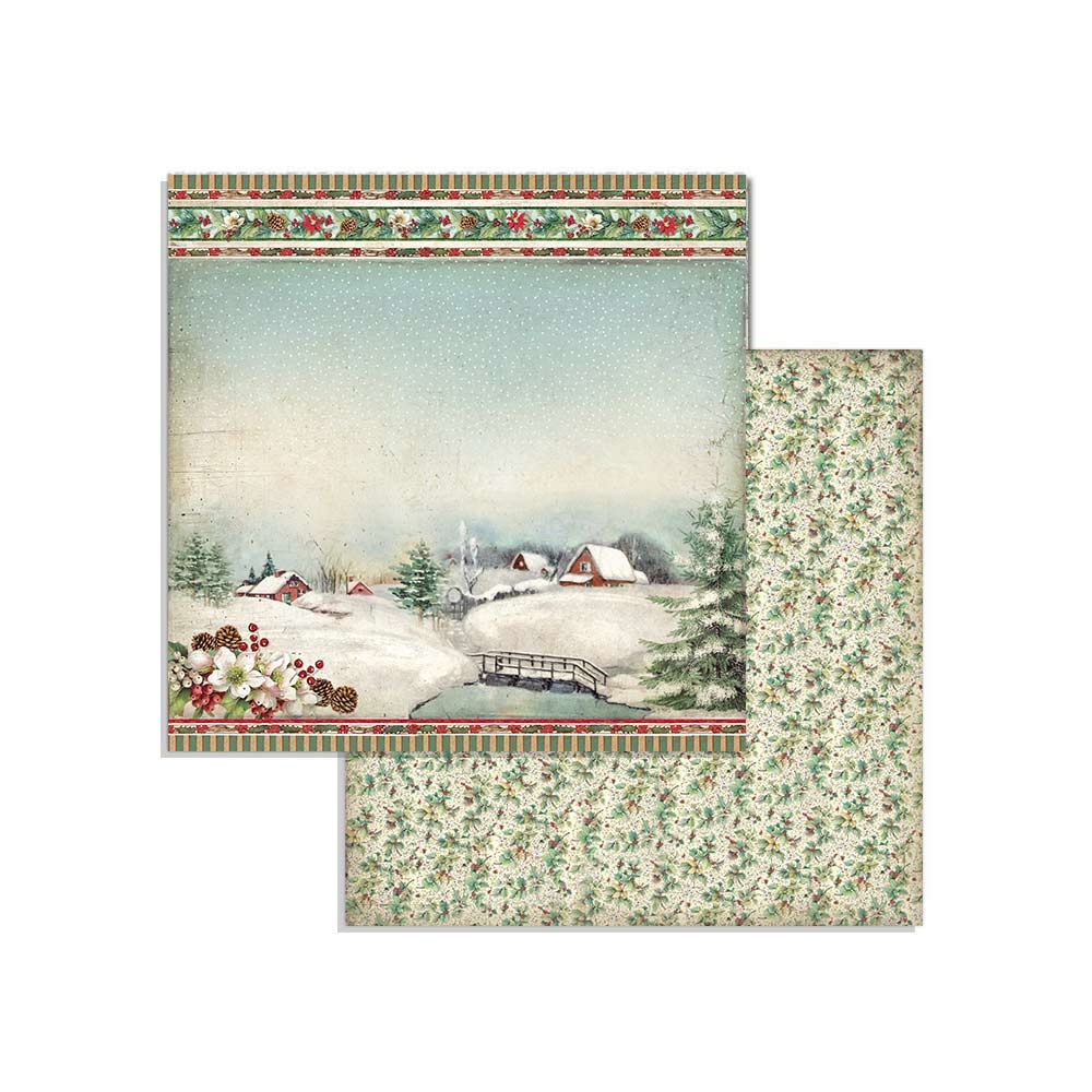 Classic Christmas, 12x12" paper pack, Stamperia  - 7