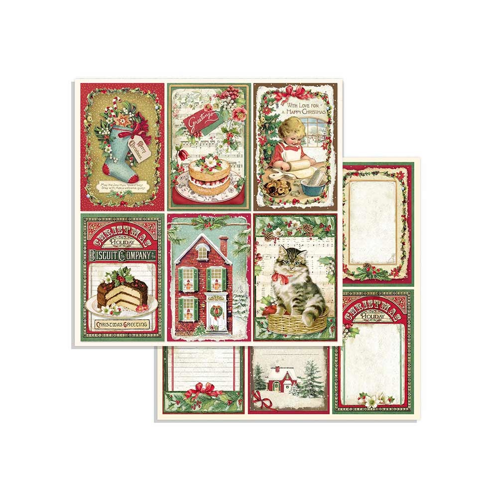Classic Christmas, 12x12" paper pack, Stamperia  - 2
