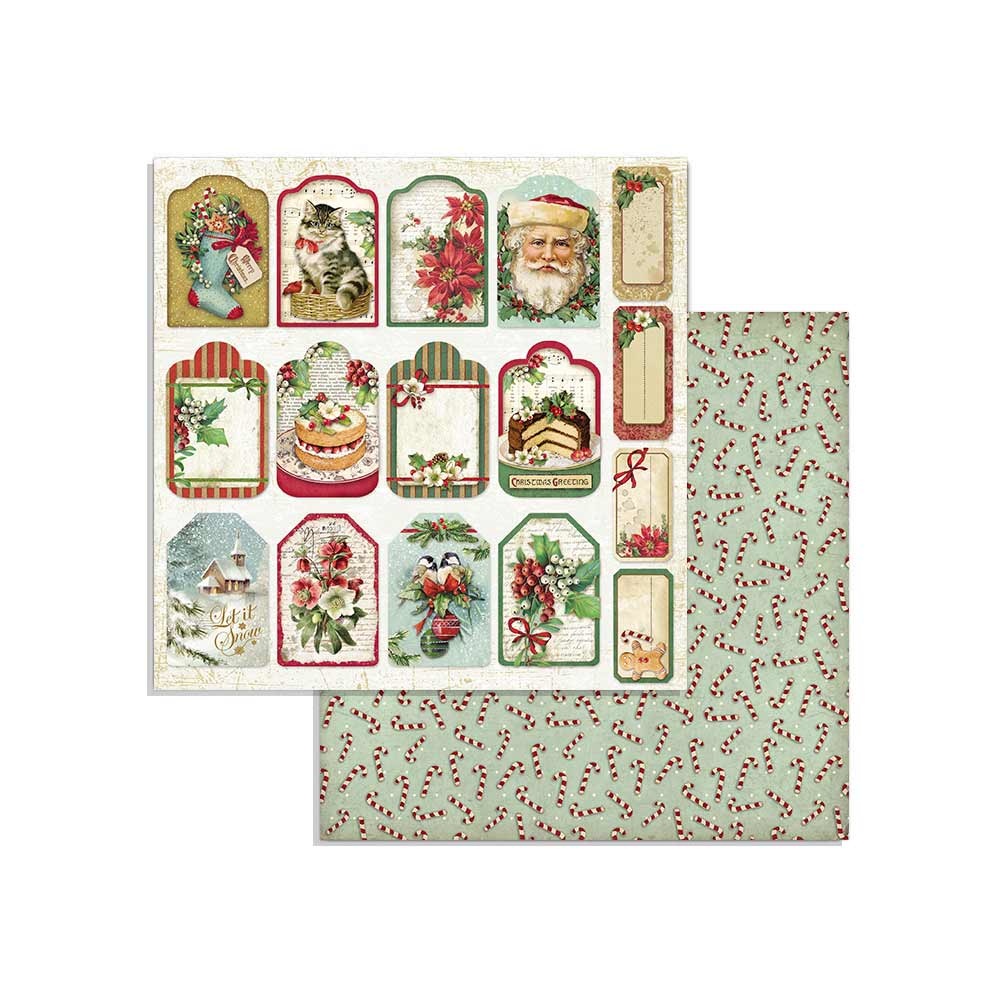 Classic Christmas, 12x12" paper pack, Stamperia  - 4