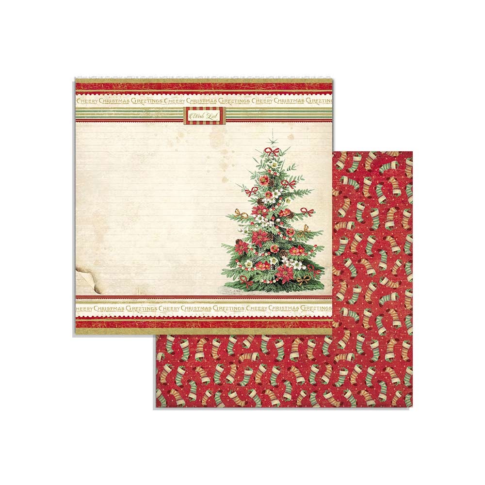 Classic Christmas, 12x12" paper pack, Stamperia  - 6
