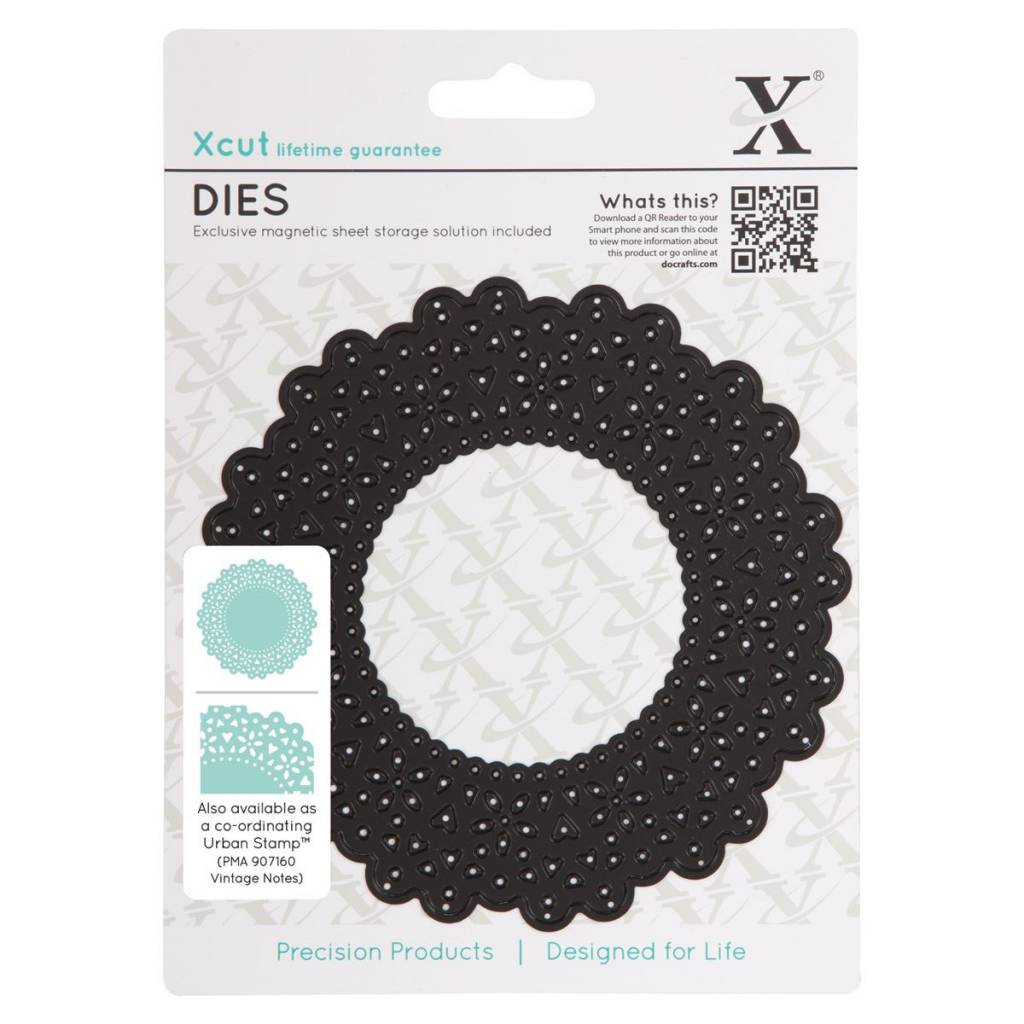 Doily, Vintage Notes, Xcut Dies