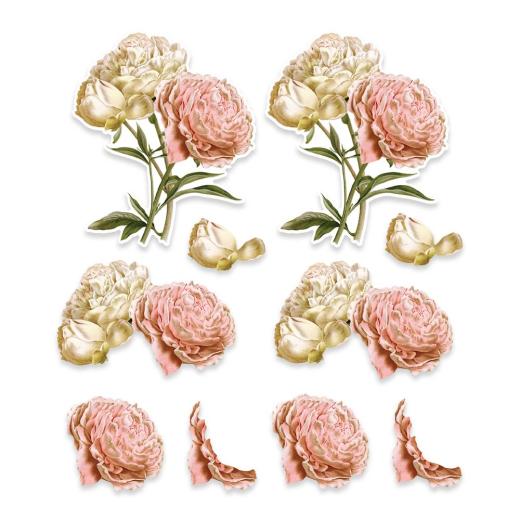 Light Rose, C'est La Vie,  A4, 3D -Diecut, Couture  Creations, 
