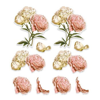 Light Rose, C'est La Vie,  A4, 3D -Diecut, Couture  Creations, 