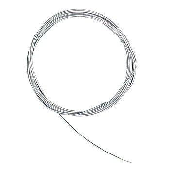 Silver matt - Smyckeswire,  ø 0,4 mm,  9 m, Rayher