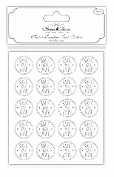 Save the date, 40 st stickers, Craft Consortium  