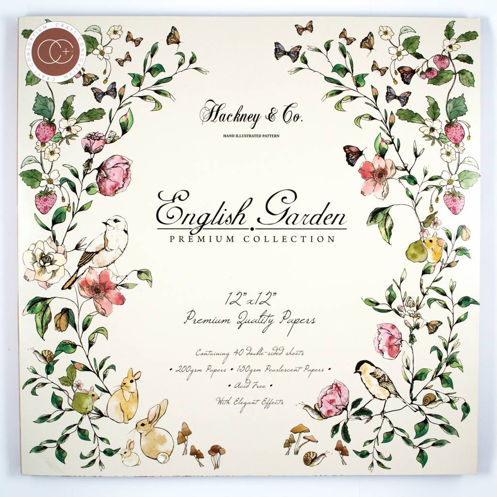 English Garden, 12x12" block, Craft Consortium