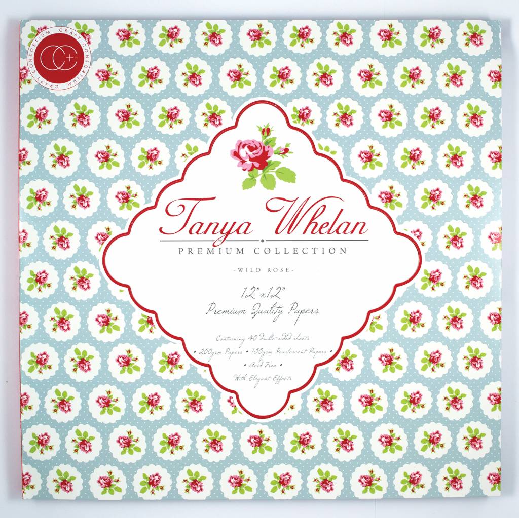 Wild rose, 12x12" block, Craft Consortium
