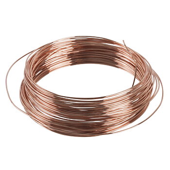 Koppar - metalltråd ,  ø 1 mm, 4 m, Rayher