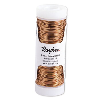 Koppar - metalltråd ,  ø 0,4 mm, 40 m, Rayher