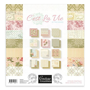 C'est La Vie, 12x12" Block, Couture Creations