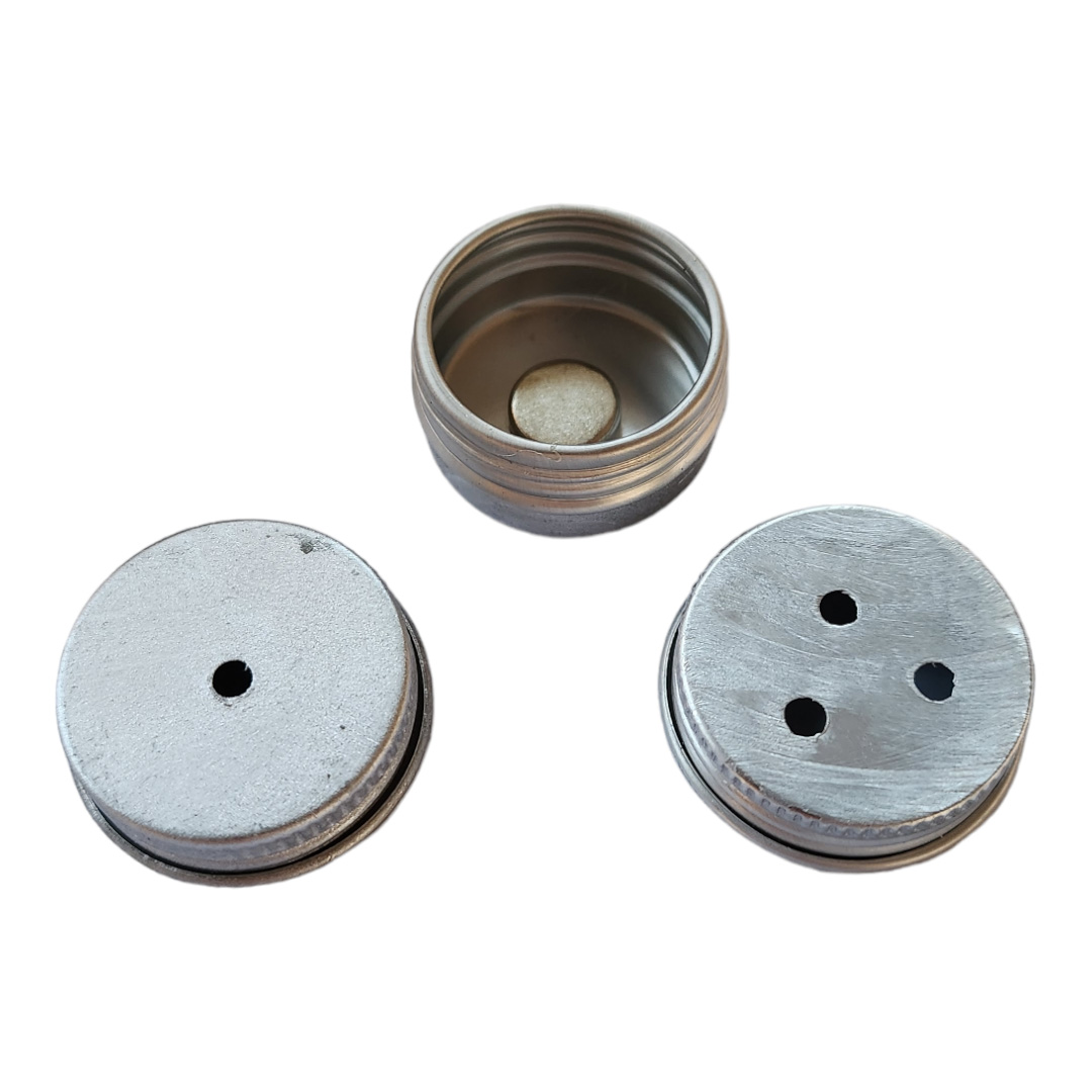 Behållare mini MED magnet 3 hål - NW jami - 2:a sortering