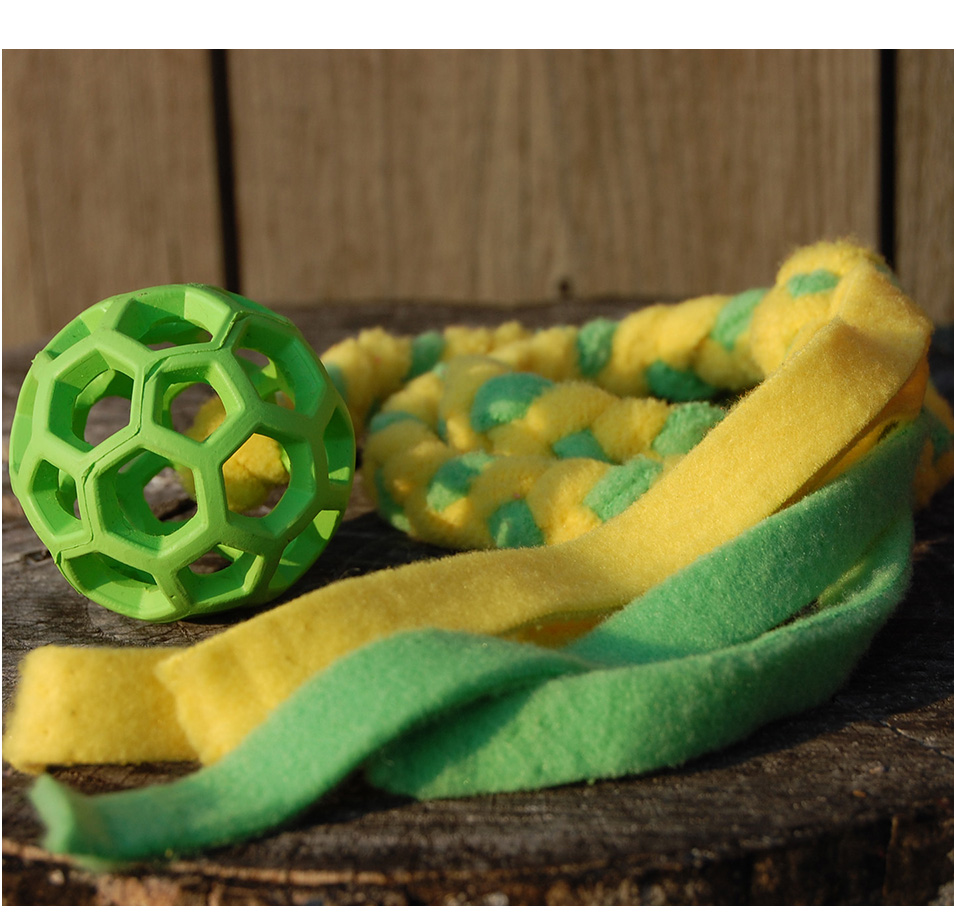 JW mesh ball with Fleece braid - 4